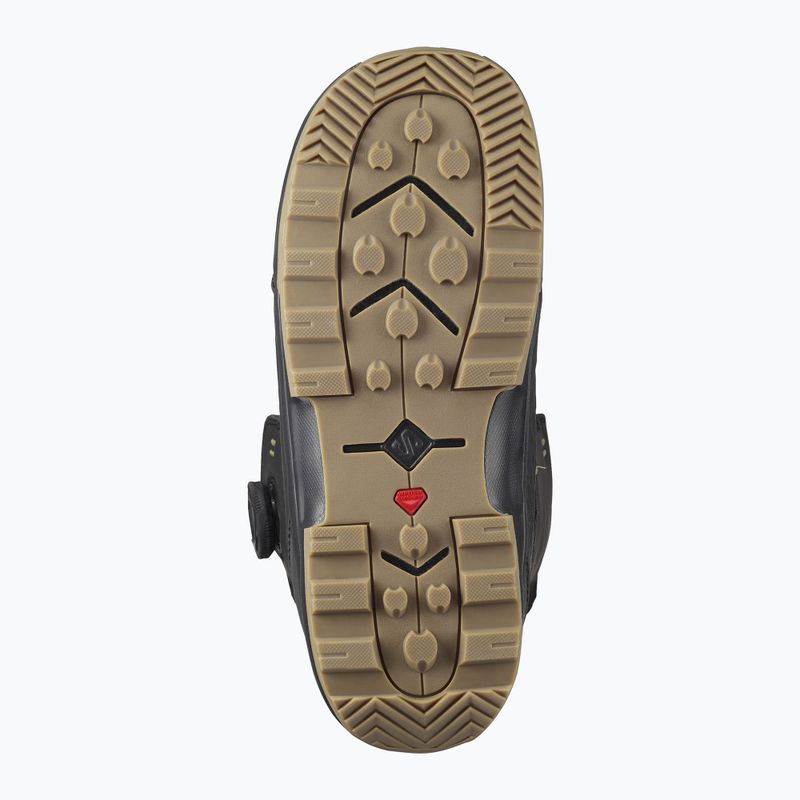 Încălțăminte de snowboard pentru bărbați Salomon Echo Dual Boa black/black/deep lichen green 7