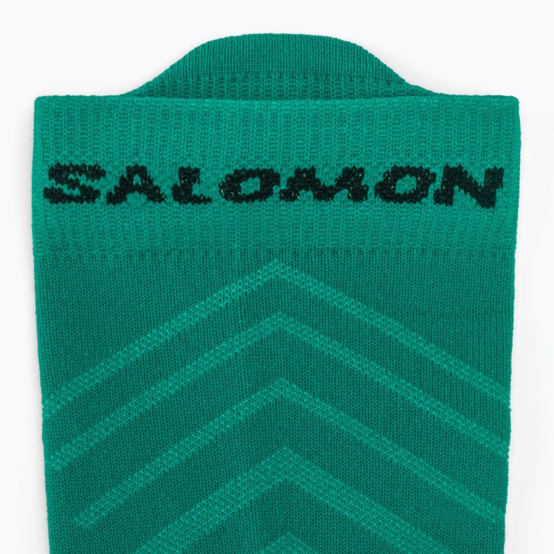 Șosete Salomon Aero Crew dynasty green/waterfall 3