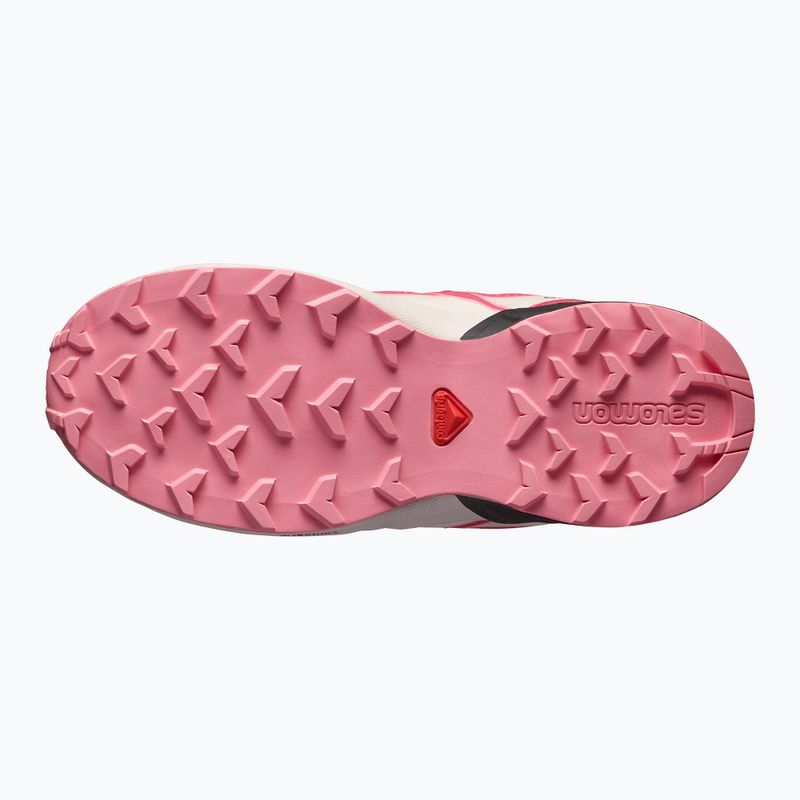 Încălțăminte de alergare pentru copii Salomon Speedcross Waterproof grisaille/hushed violet/rouge red 11