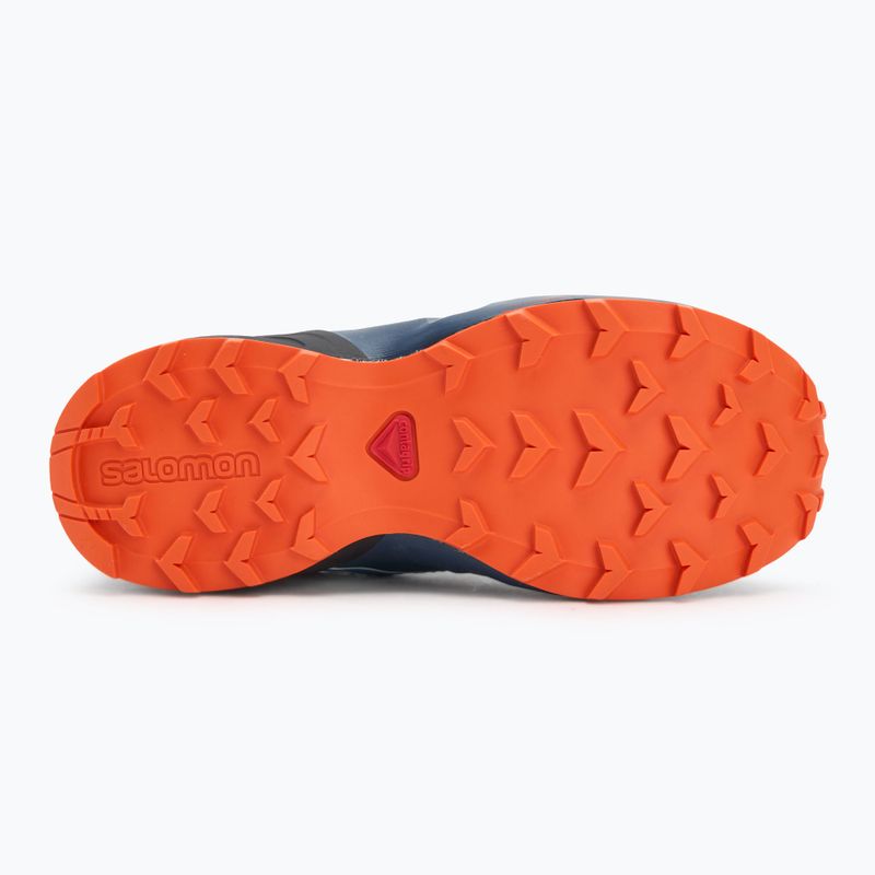 Încălțăminte de alergare pentru copii Salomon Speedcross Waterproof dark navy/dark blue/red orange 4