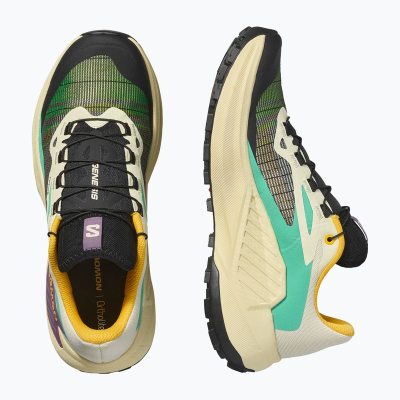 Încălțăminte de alergare pentru femei  Salomon Genesis galben transparent yellow/black/willowherb 6