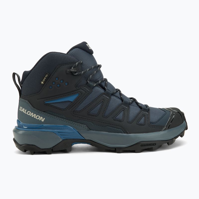 Încălțăminte de trekking pentru bărbați Salomon X Ultra 360 Mid GTX blue nights / dark navy / dark blue 2