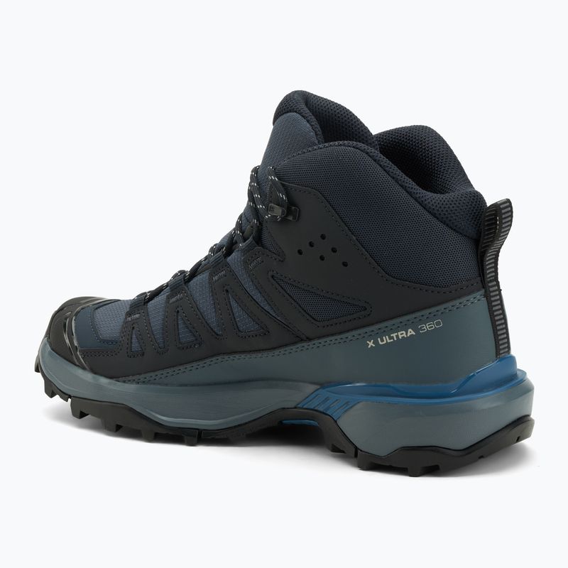 Încălțăminte de trekking pentru bărbați Salomon X Ultra 360 Mid GTX blue nights / dark navy / dark blue 3
