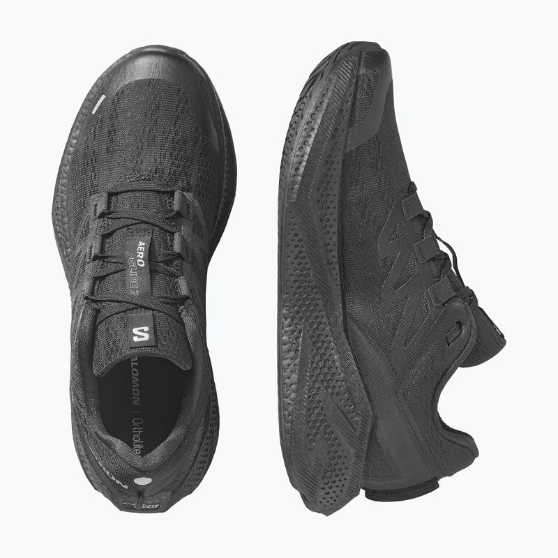 Încălțăminte de alergare pentru bărbați  Salomon Aero Glide 3 black/black/ftw silver 6