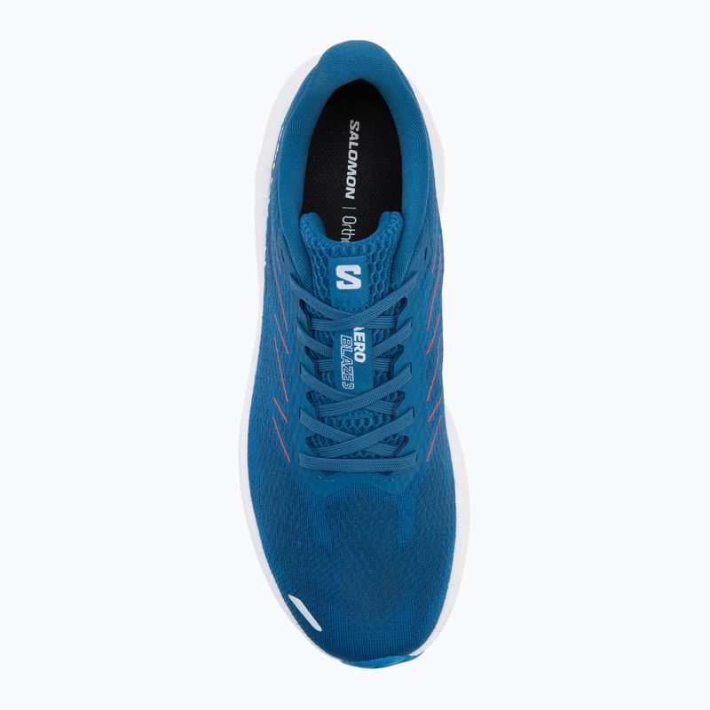Încălțăminte de alergare pentru bărbați Salomon Aero Blaze 3 dark blue/cherry tomato 5