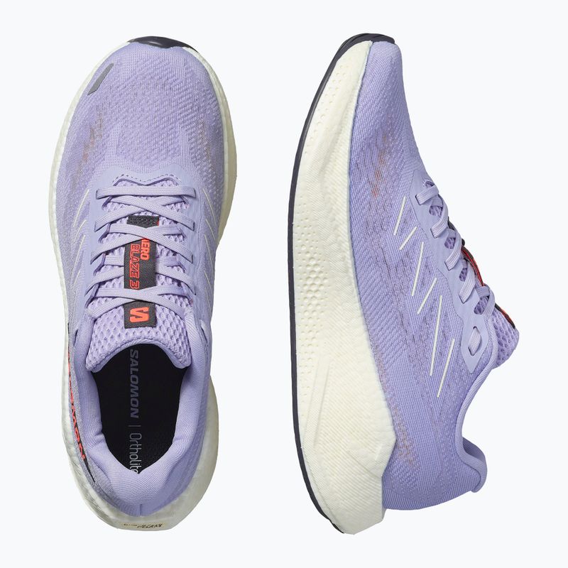 Încălțăminte de alergare pentru femei  Salomon Aero Blaze 3 cosmic sky/vanilla ice/neon flame 6