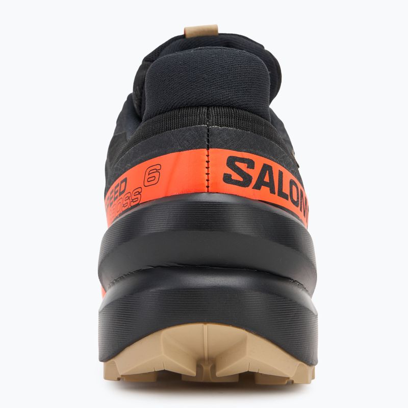 Încălțăminte de alergare pentru bărbați  Salomon Speedcross 6 GTX black/shocking orange/white pepper 6