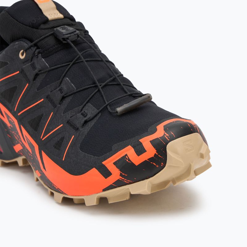 Încălțăminte de alergare pentru bărbați  Salomon Speedcross 6 GTX black/shocking orange/white pepper 7