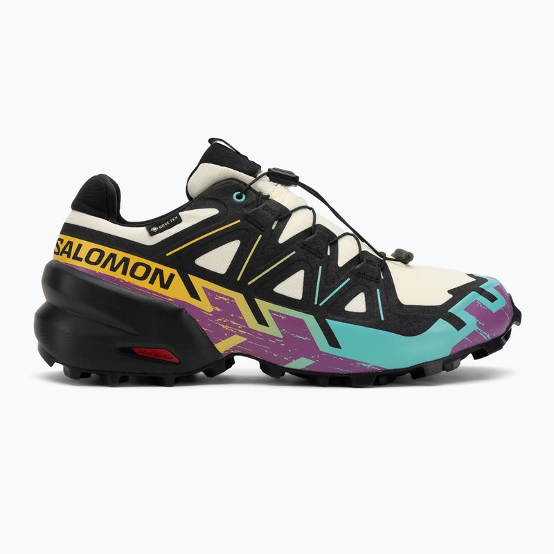 Încălțăminte de alergare pentru bărbați  Salomon Speedcross 6 GTX transparent yellow/black/waterfall 2