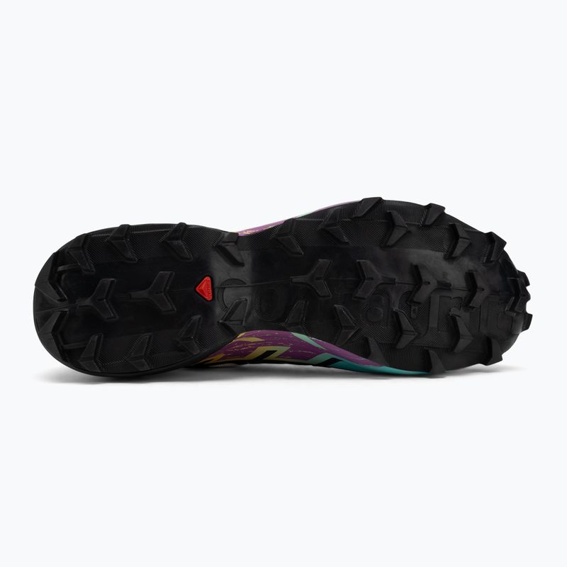 Încălțăminte de alergare pentru bărbați  Salomon Speedcross 6 GTX transparent yellow/black/waterfall 4