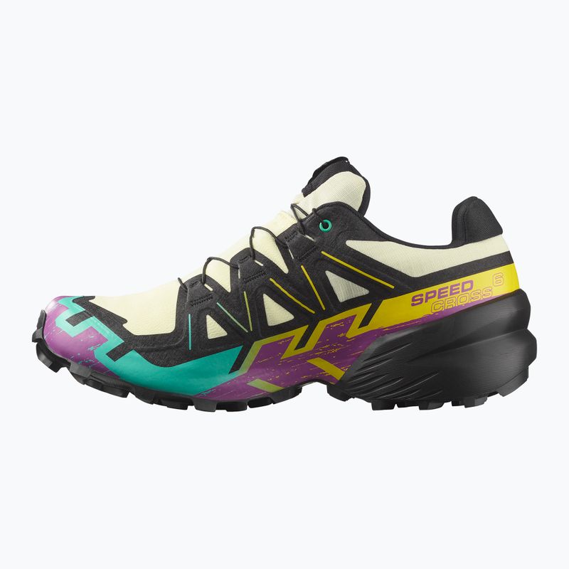 Încălțăminte de alergare pentru bărbați  Salomon Speedcross 6 GTX transparent yellow/black/waterfall 9