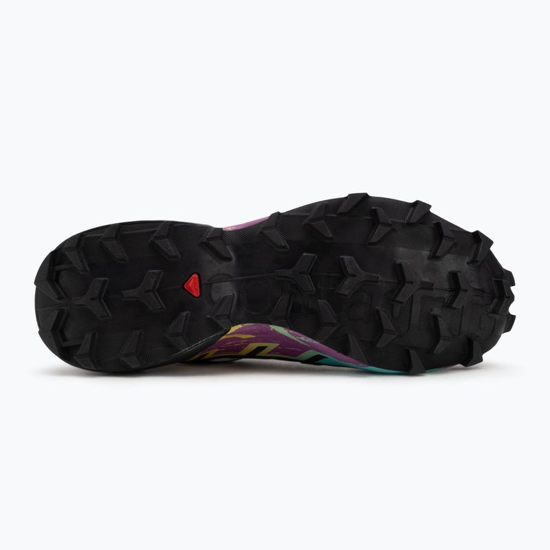 Încălțăminte de alergare pentru femei Salomon Speedcross 6 GTX transparent yellow/black/waterfall 4