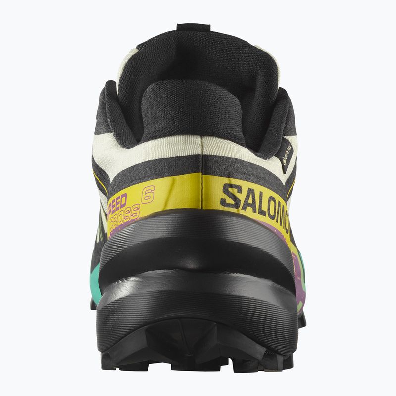 Încălțăminte de alergare pentru femei Salomon Speedcross 6 GTX transparent yellow/black/waterfall 10