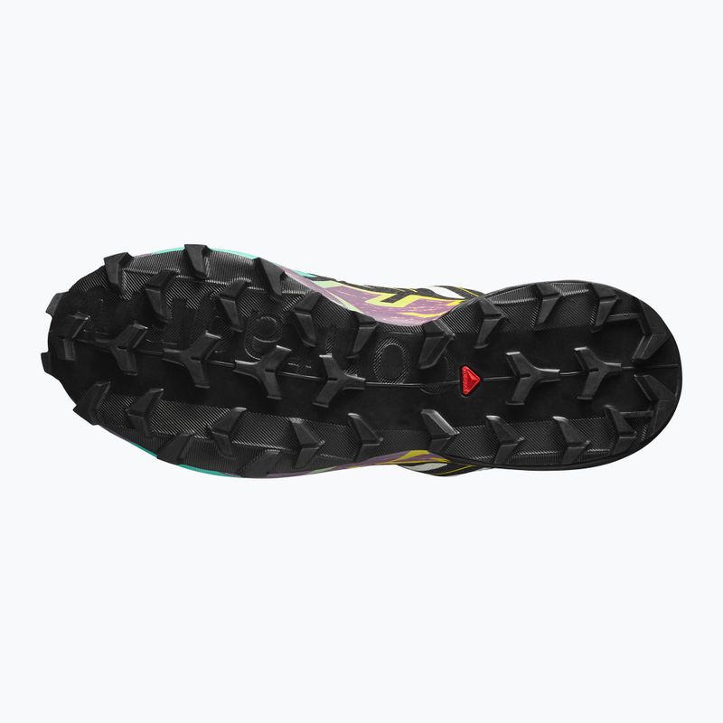 Încălțăminte de alergare pentru femei Salomon Speedcross 6 GTX transparent yellow/black/waterfall 11