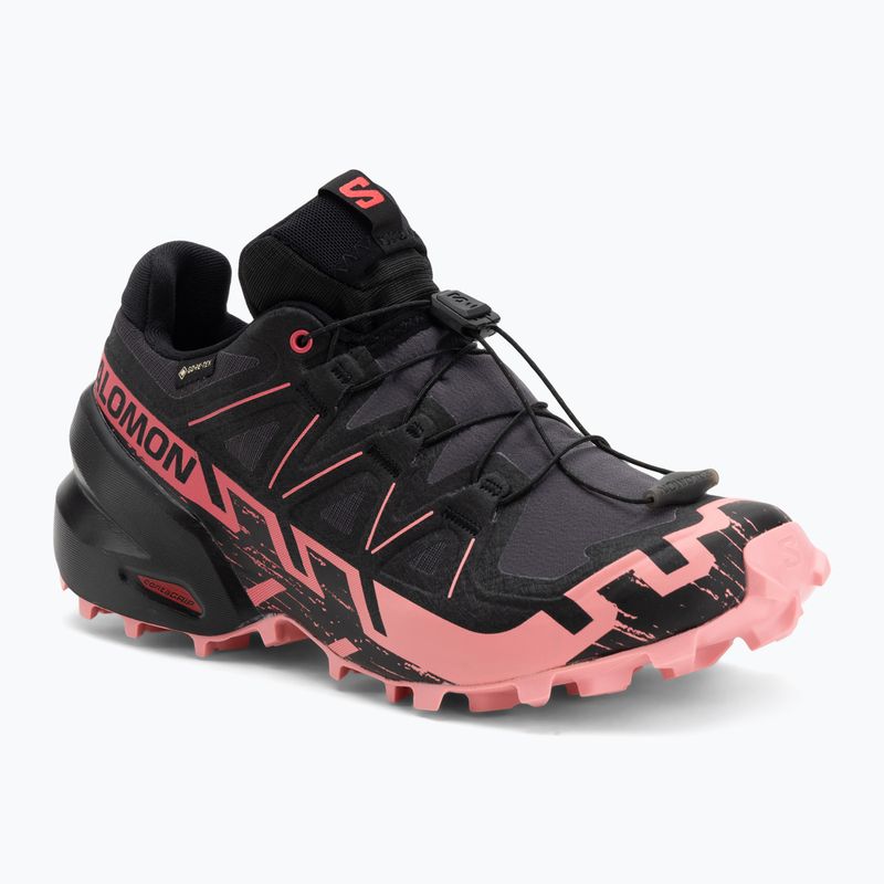 Încălțăminte de alergare pentru femeiSalomon Speedcross 6 GTX nine iron/black/flamingo pink