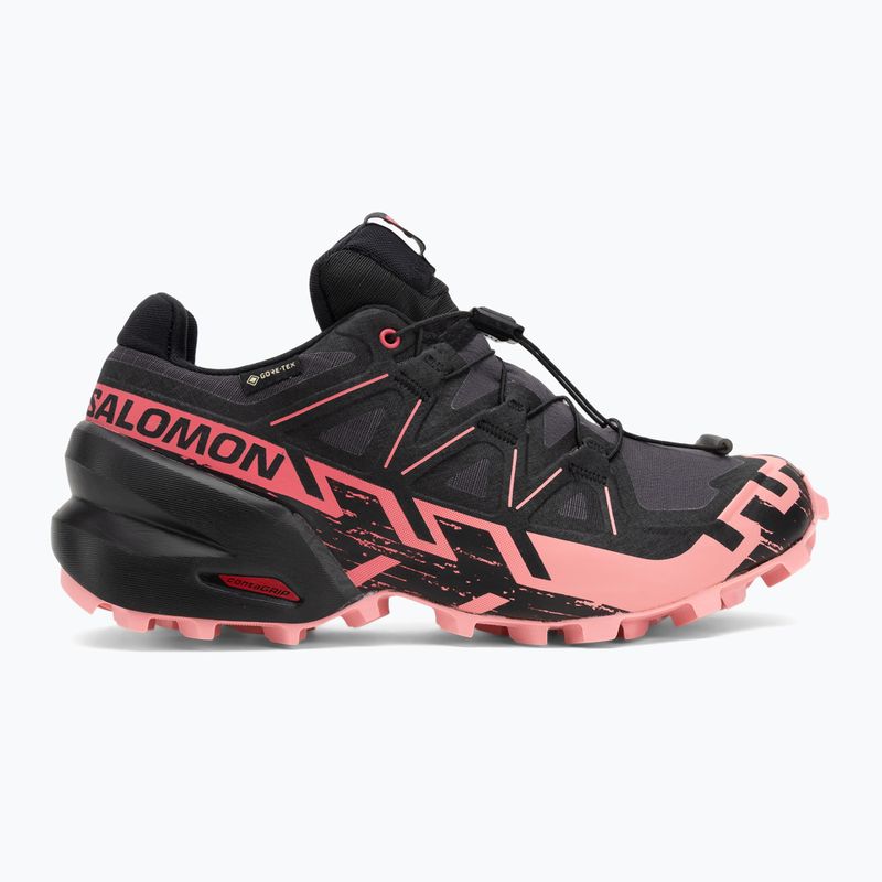 Încălțăminte de alergare pentru femeiSalomon Speedcross 6 GTX nine iron/black/flamingo pink 2