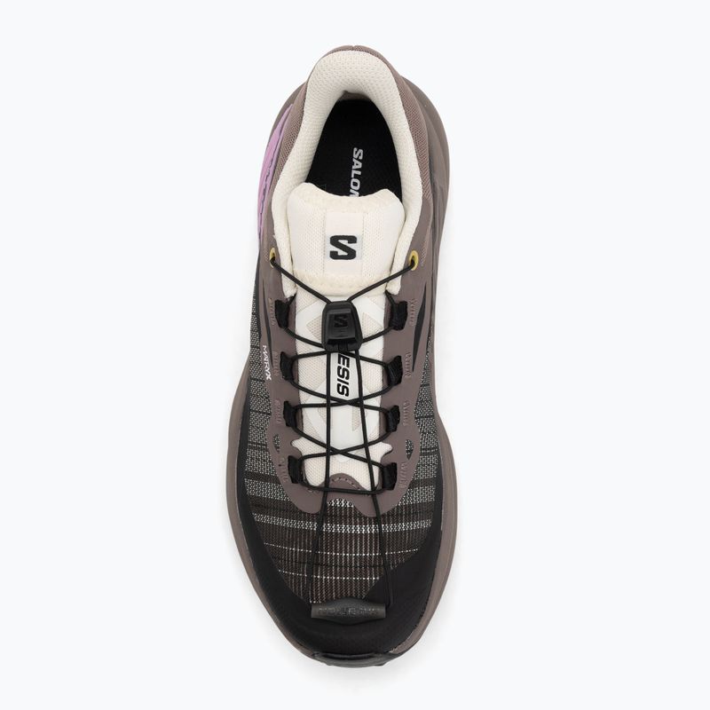 Pantofi de alergare pentru femei Salomon Genesis Iron/vanilla ice/cyclamen 5