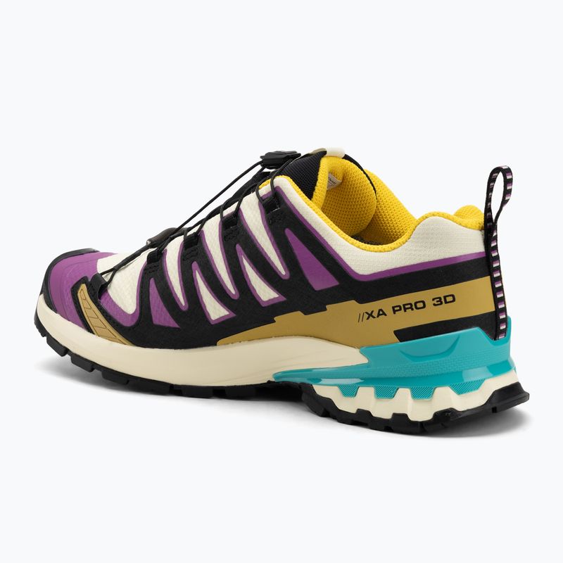 Încălțăminte de alergare pentru bărbați Salomon XA PRO 3D V9 GTX transparent yellow/black/waterfall 3
