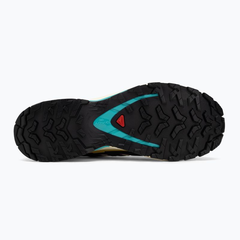 Încălțăminte de alergare pentru bărbați Salomon XA PRO 3D V9 GTX transparent yellow/black/waterfall 4