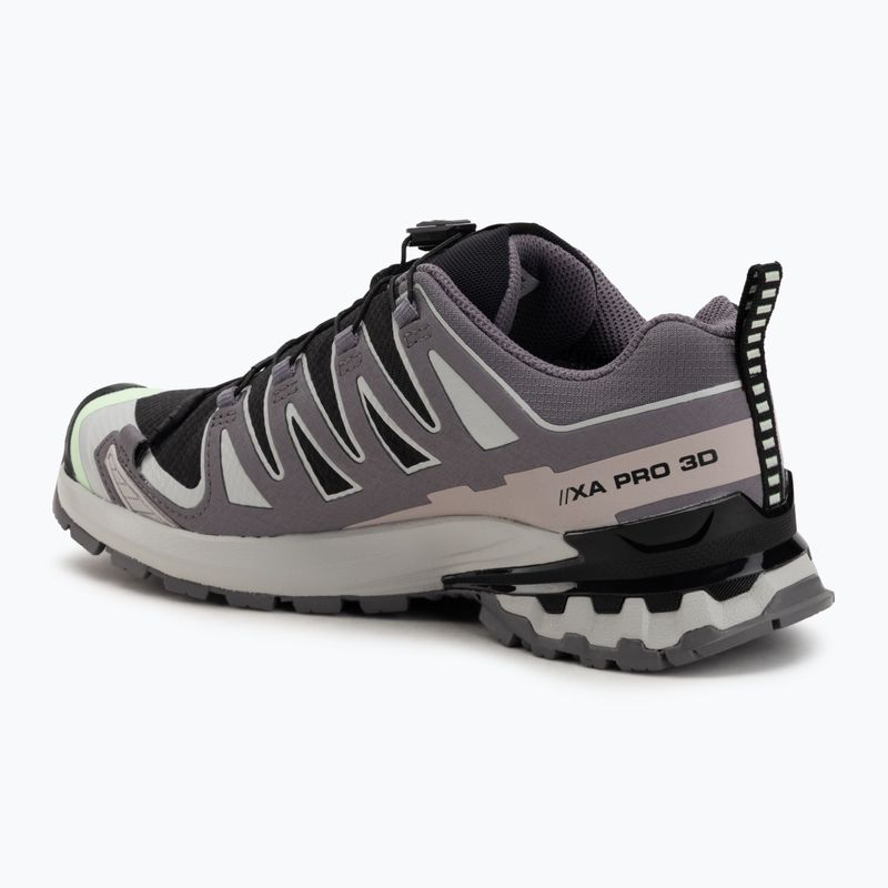 Încălțăminte de alergare pentru femei Salomon XA PRO 3D V9 GTX black/patina green/gray violet 3