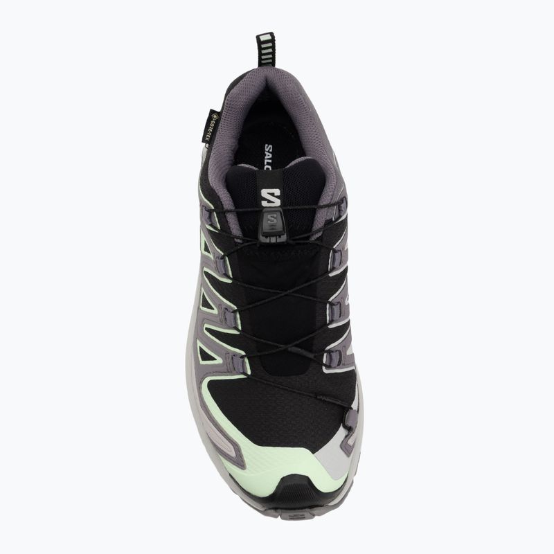 Încălțăminte de alergare pentru femei Salomon XA PRO 3D V9 GTX black/patina green/gray violet 5