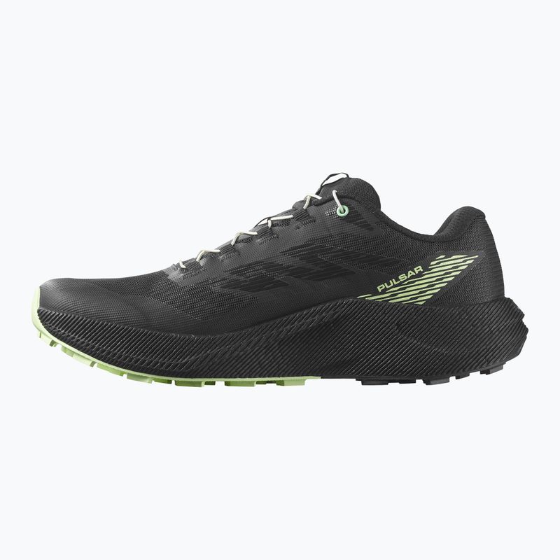Încălțăminte de alergare pentru bărbați Salomon Pulsar black/black/patina green 10