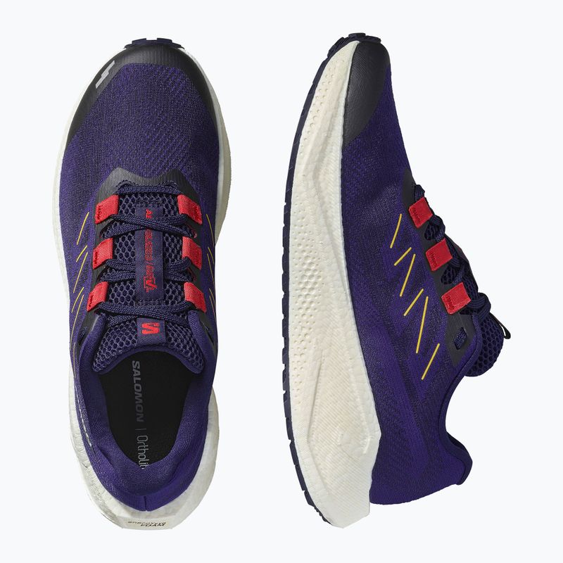 Încălțăminte de alergare pentru bărbați  Salomon Aero Blaze 3 GRVL astral aura/maritime blue/haute red 5