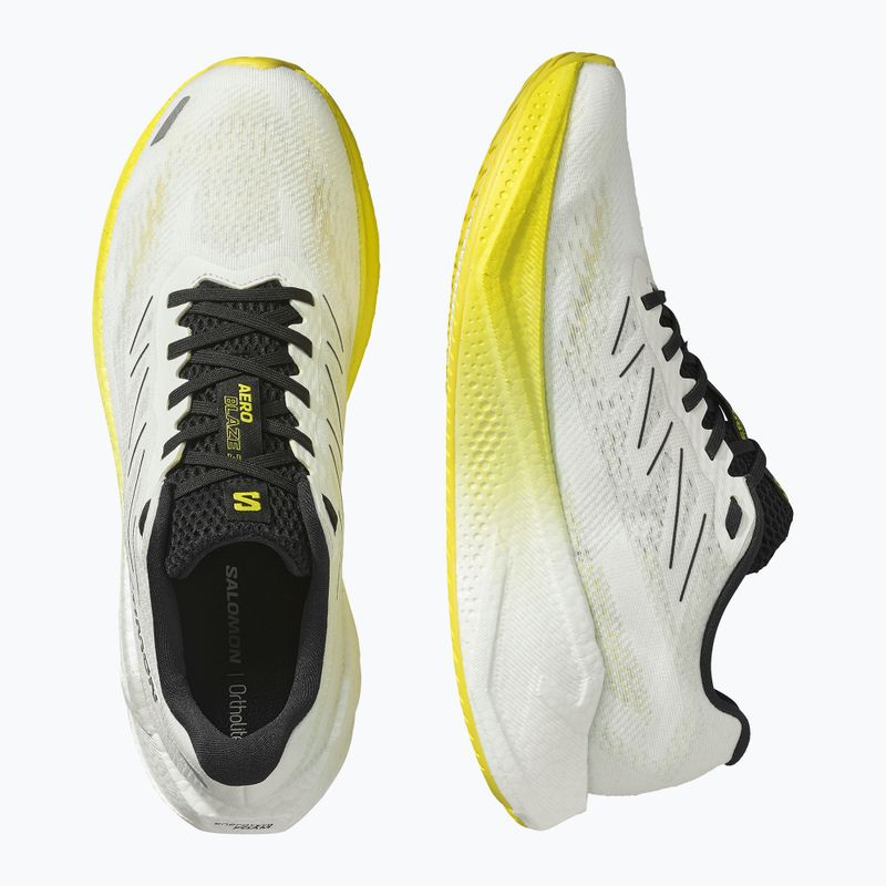 Încălțăminte de alergare pentru bărbați  Salomon Aero Blaze 3 white/black/blazing yellow 13