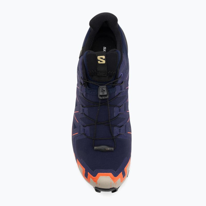 Încălțăminte de alergare pentru bărbați  Salomon Speedcross 6 GTX maritime blue/black/cherry tomato 5