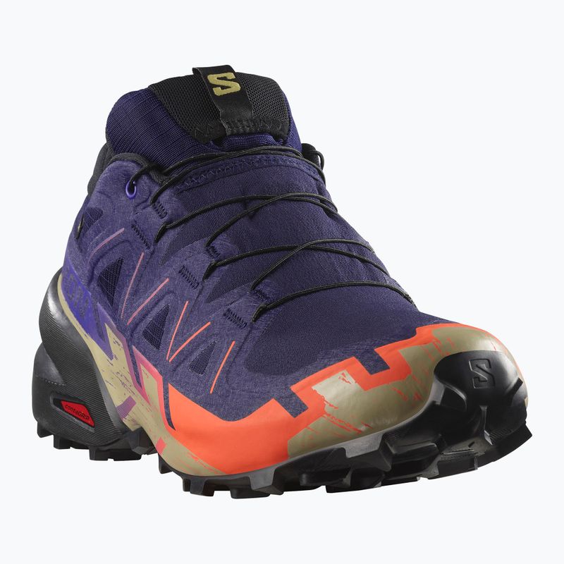 Încălțăminte de alergare pentru bărbați  Salomon Speedcross 6 GTX maritime blue/black/cherry tomato