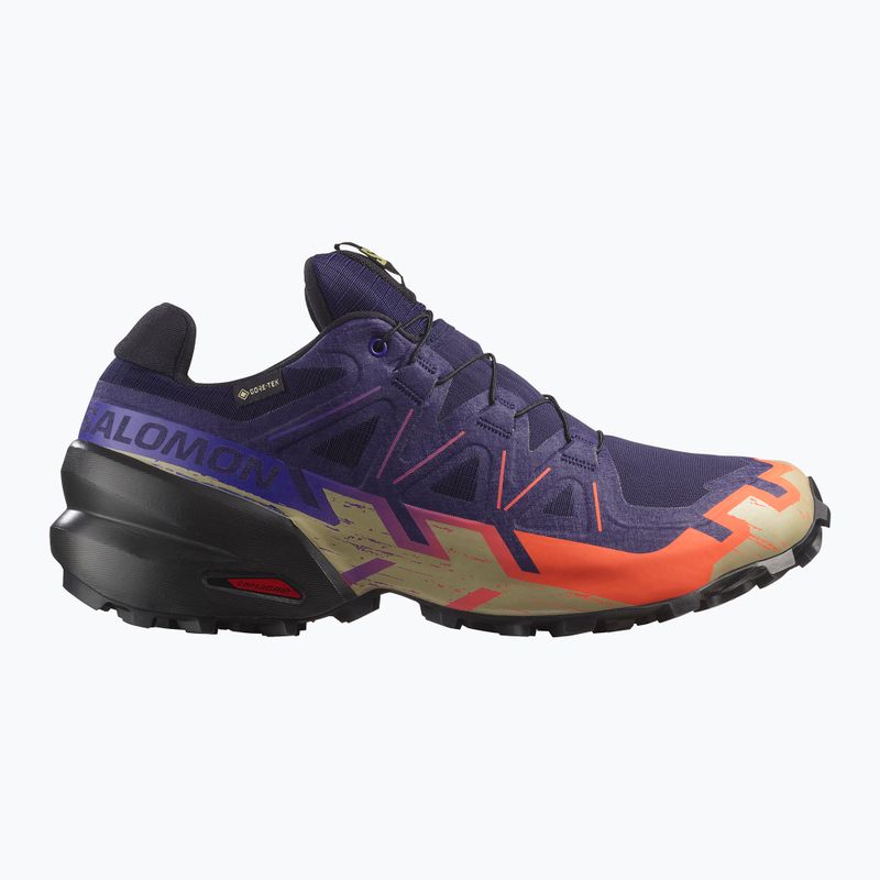 Încălțăminte de alergare pentru bărbați  Salomon Speedcross 6 GTX maritime blue/black/cherry tomato 2