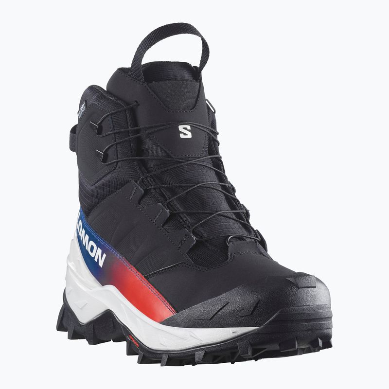 Încălțăminte de trekking pentru bărbați Salomon Crosstrak Powder WP Equipe black/black 2