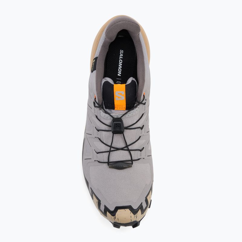 Încălțăminte de alergare pentru bărbați  Salomon Speedcross 6 GTX gull/white pepper/black 5