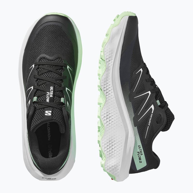 Încălțăminte de alergare pentru bărbați Salomon Ultra Flow 2 black/white/patina green 13