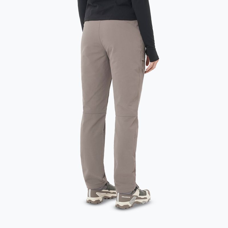 Pantaloni de trekking pentru femei Salomon Wayfarer Warm iron 2