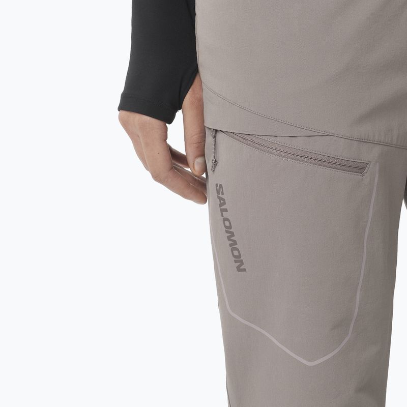 Pantaloni de trekking pentru femei Salomon Wayfarer Warm iron 3
