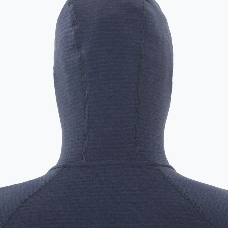 Bluză de trekking pentru bărbați Salomon Essential Lightwarm Hoodie blue nights 3