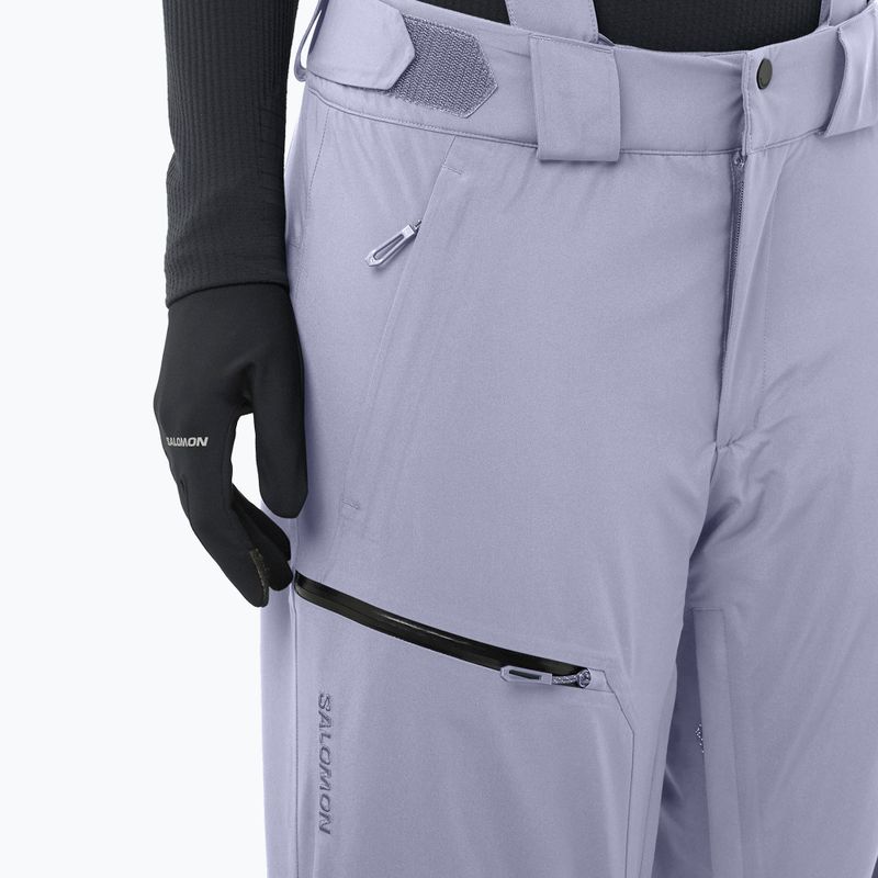 Pantaloni de schi pentru femei Salomon Brilliant blue granite 3