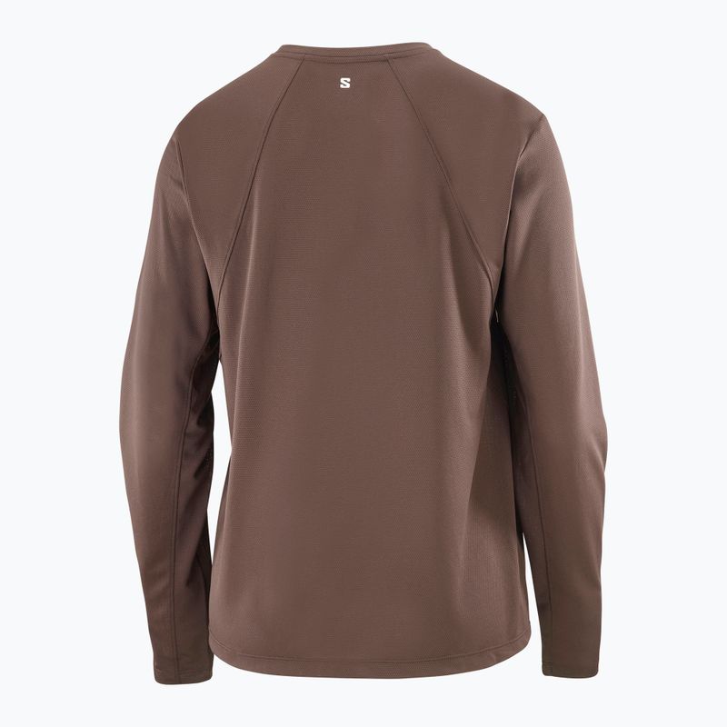 Longsleeve  pentru femei Salomon Shakeout Core coffe bean 4