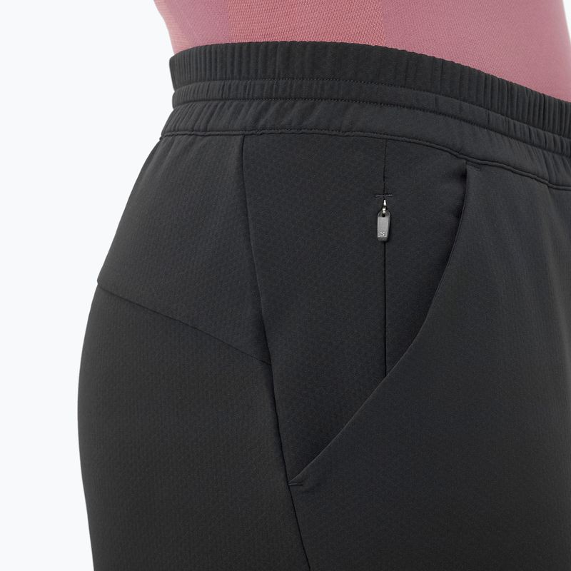Pantaloni de alergare pentru femei Salomon Shakeout Hexaflow Pants deep black 6