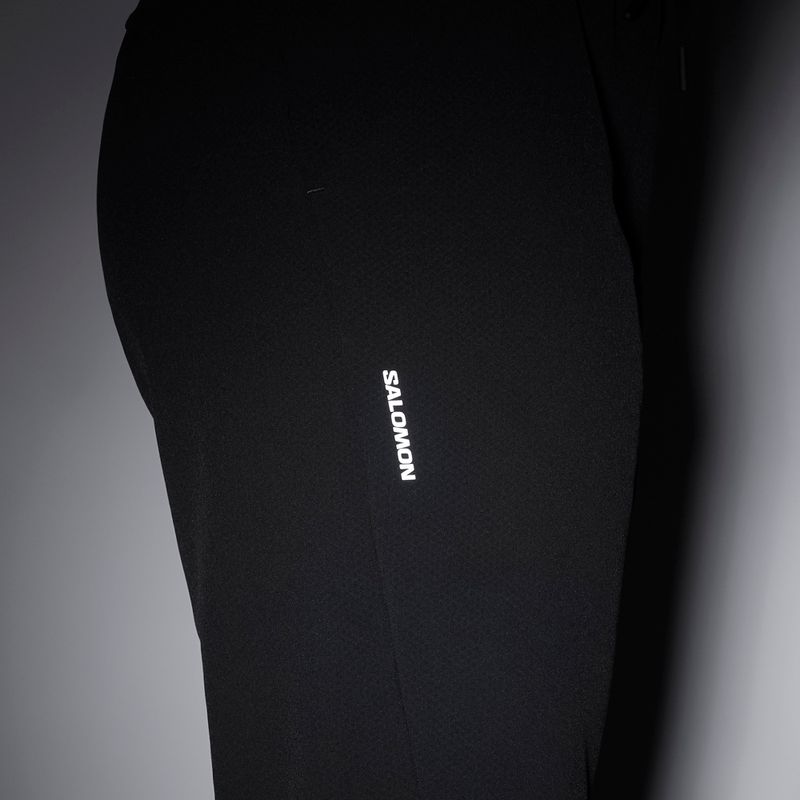 Pantaloni de alergare pentru femei Salomon Shakeout Hexaflow Pants deep black 7