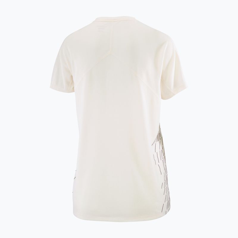 Tricou de alergare pentru femei Salomon Sense Aero SS Tee GFX whisper white 6