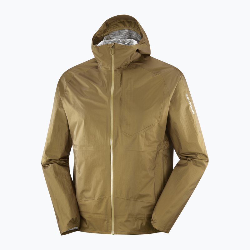 Geacă de alergare pentru bărbați Salomon Bonatti Waterproof brilliant olive 3