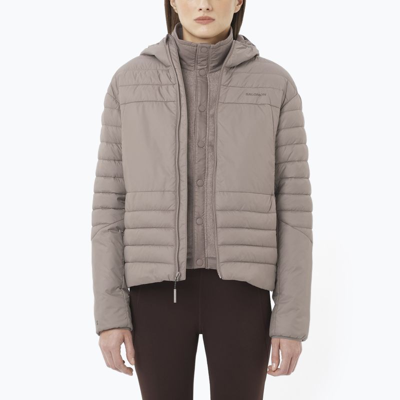 Geacă penru femei windbreaker Salomon Reflex Hoodie iron