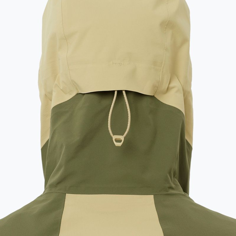 Geacă softshell pentru bărbați Salomon Outherpath Pro 2.5 l gray green/grape leaf 3