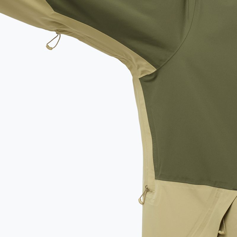 Geacă softshell pentru bărbați Salomon Outherpath Pro 2.5 l gray green/grape leaf 6