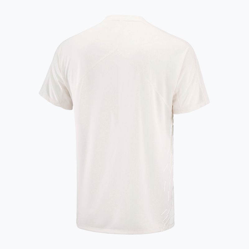 Tricou de alergare pentru bărbați Salomon Sense Aero GFX whisper white 4