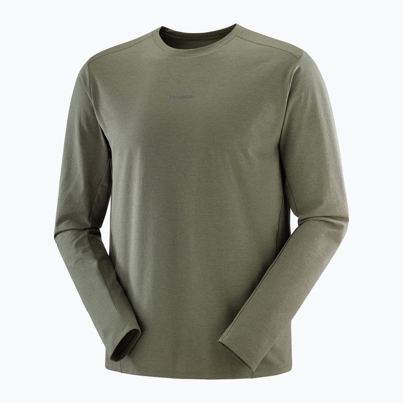 Longsleeve pentru bărbați Salomon Trackline frunză de viță-de-vie 4
