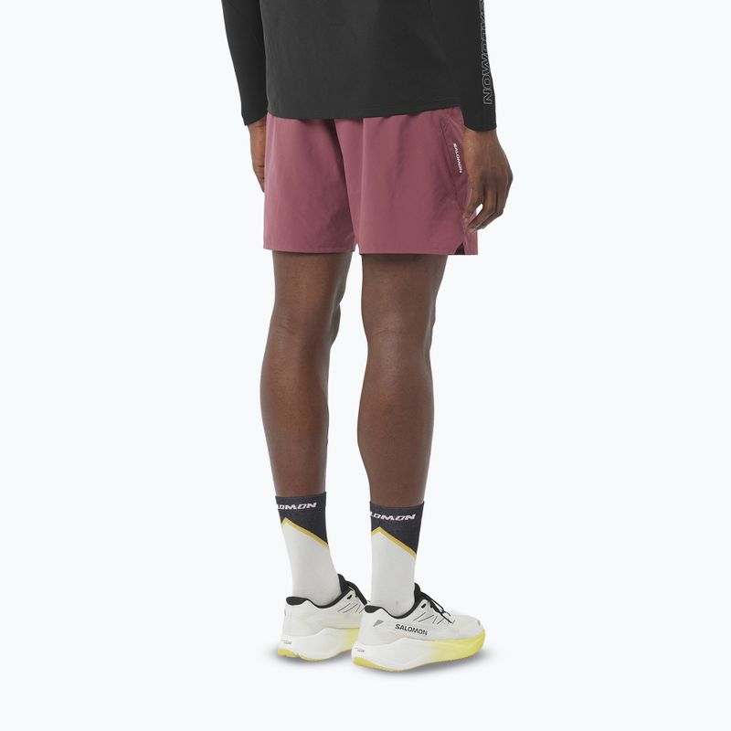 Pantaloni scurți de alergare pentru bărbați Salomon Shakeout C 2IN1 7" nocturne 2