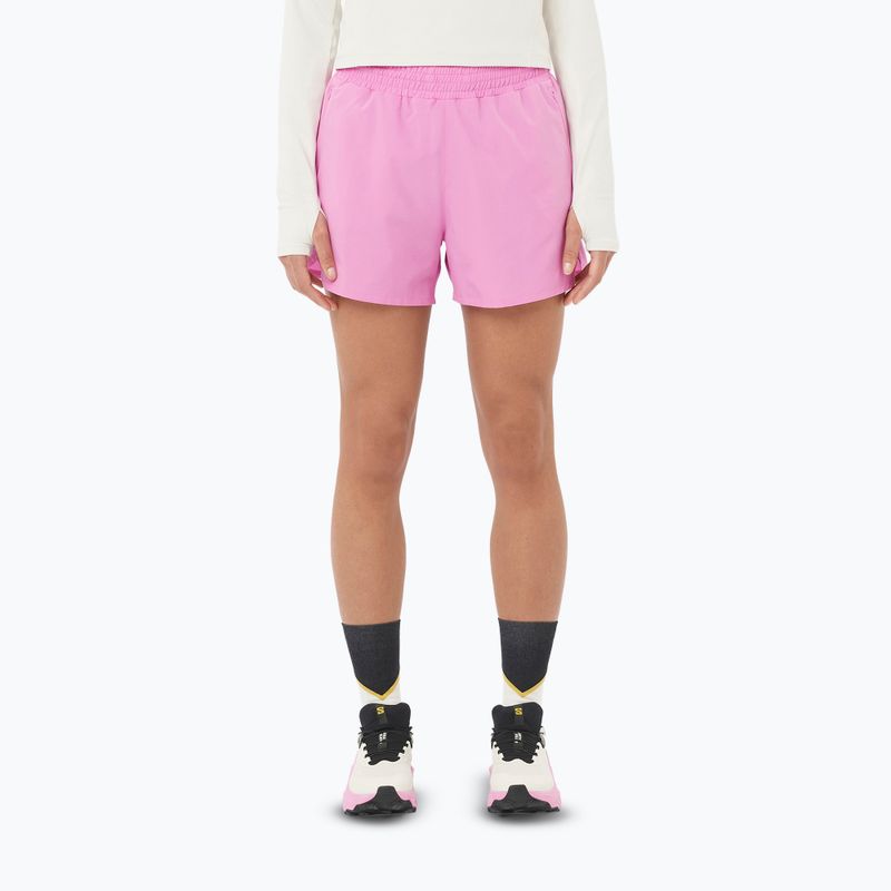 Pantaloni scurți de alergare pentru femei Salomon SHAKEout Core 4" cyclamen